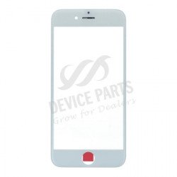 Glass Lens With Frame for iPhone 6S White OEM