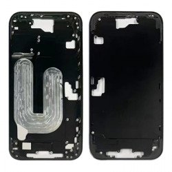 Middle Frame with Side Buttons + SIM Card Tray for iPhone 16 European Version Black Pulled Middle Frame with Side Buttons + SIM Card Tray for iPhone 16 European Version Black Pulled