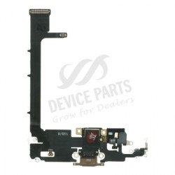 Charging Port Flex Cable with Board for iPhone 11 Pro Max Gold Pulled