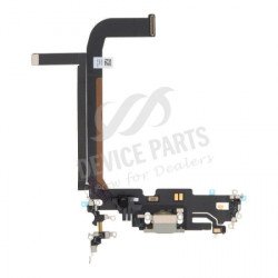 Charging Port Flex Cable for iPhone 13 Pro Max 6.7" White Premium Charging Port Flex Cable for iPhone 13 Pro Max 6.7" White Premium