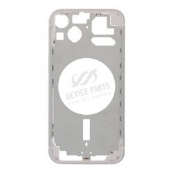 Middle Frame with Side Buttons + SIM Card Tray for iPhone 13 6.1" USA Version White OEM Middle Frame with Side Buttons + SIM Card Tray for iPhone 13 6.1" USA Version White OEM